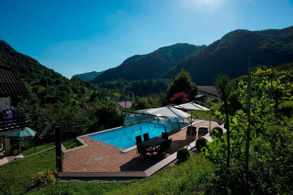Villa Hisa Taljat Most na Soči Exterior foto